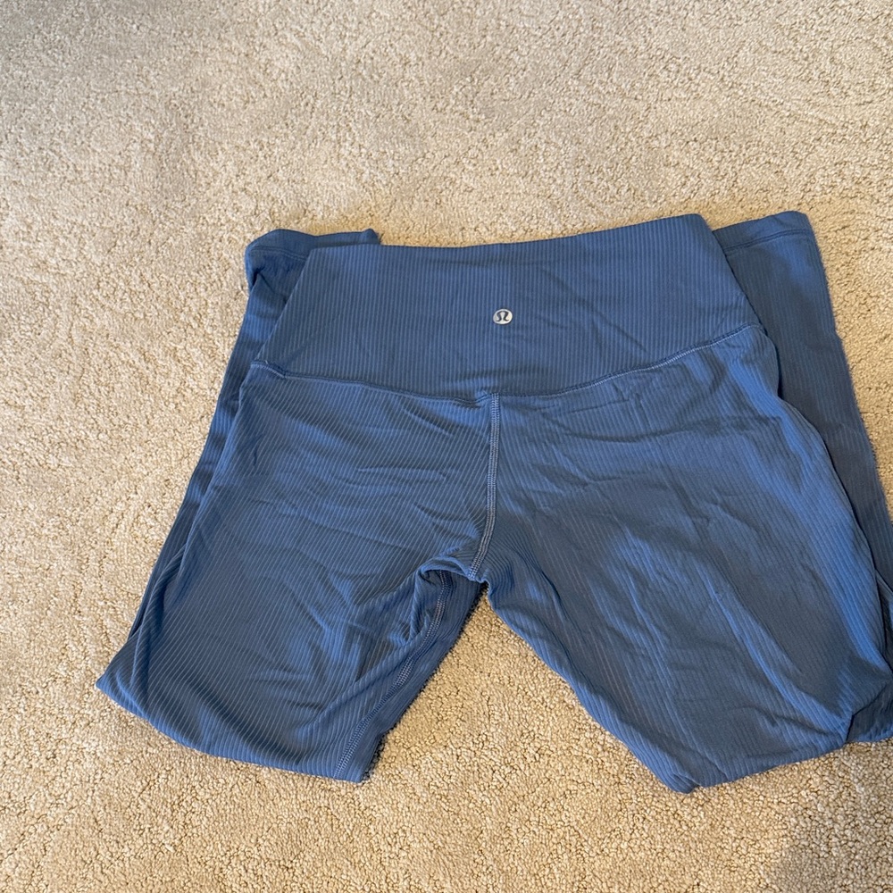 lululemon align ribbed high rise pant 25”